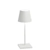Hot Poldina mini batterilampe / bordlampe, hvid Hvide Lamper|Transportable Lamper
