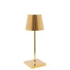 New Poldina mini batterilampe / bordlampe, blank guld Transportable Lamper|Lamper Til Sofabord