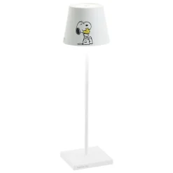 Best Poldina x Peanuts batterilampe / bordlampe, friends Børn Hvide Lamper|Transportable Lamper