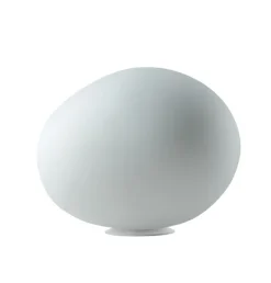 Best Poly Gregg Grande Tavolo Hvide Lamper|Glas Lamper