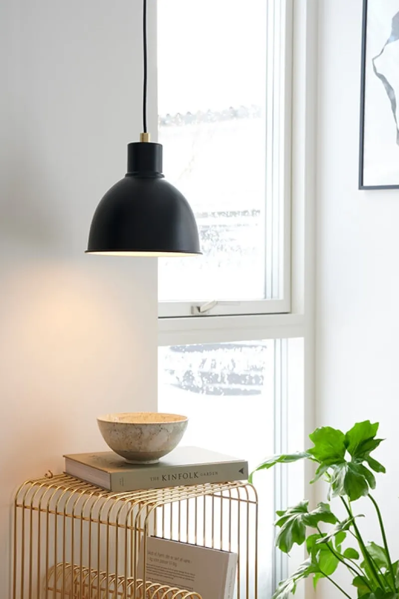 Sale Pop pendel, mat sort Spisebordslamper|Lamper Til Sofabord