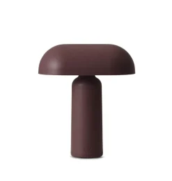 Clearance Porta batterilampe / bordlampe, brun Transportable Lamper|Lamper Til Sofabord