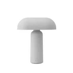 Sale Porta batterilampe / bordlampe, grå Transportable Lamper|Lamper Til Sofabord