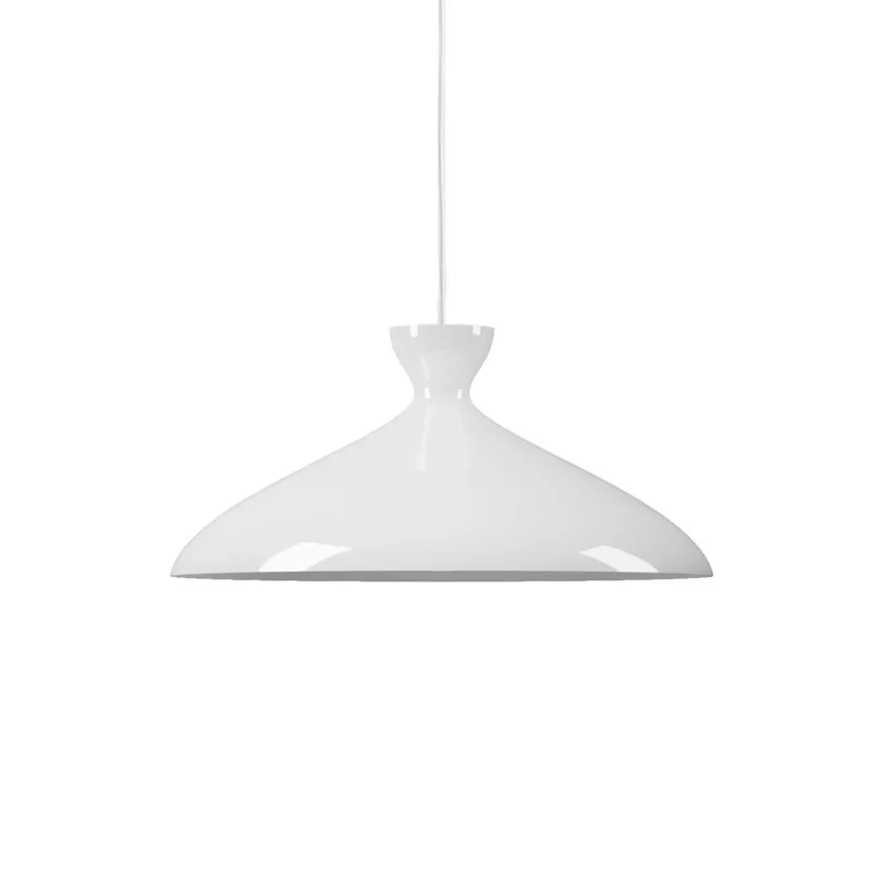 Discount Pretty Wide pendel, hvid blank Hvide Lamper|Hængelamper