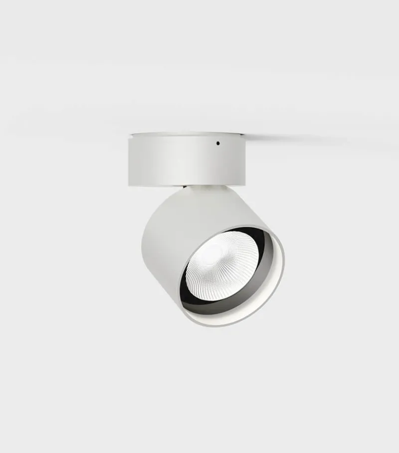 Hot Pro R udendørs spot, pure white Hvide Lamper|Terrasselamper