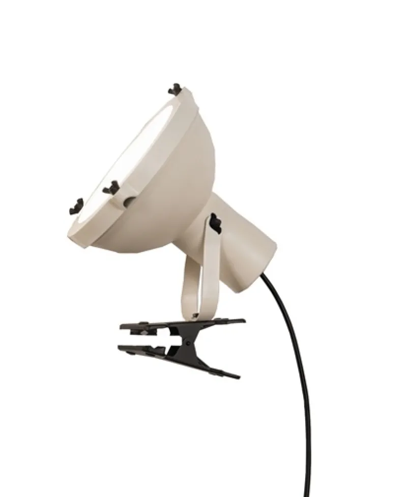 Sale Projecteur 165 klemme, hvid Hvide Lamper|Spejllampe