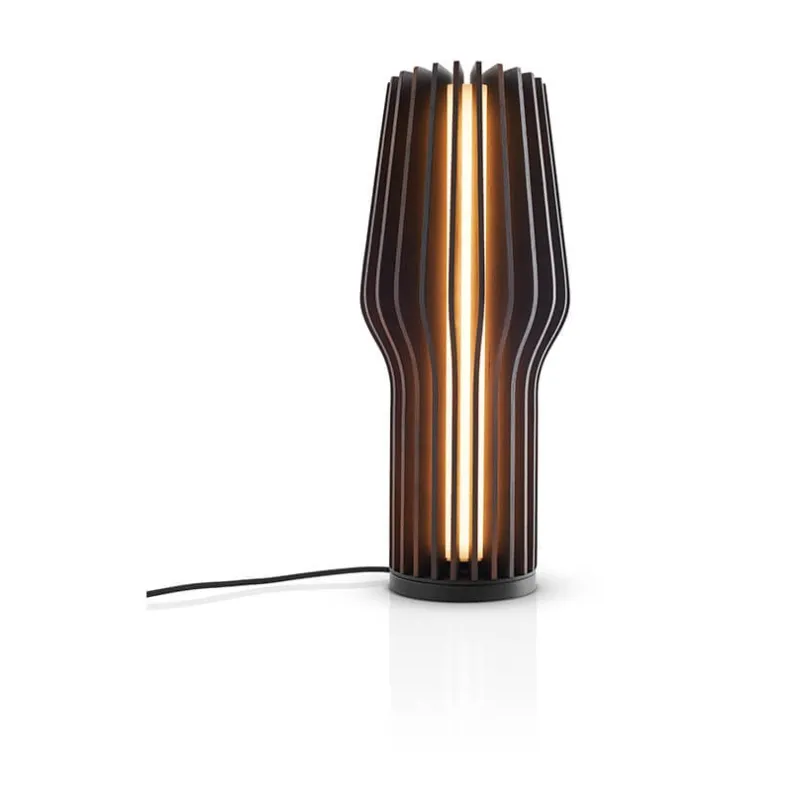Discount Radiant LED batterilampe / bordlampe, røget eg Lamper I Træ|Sommerhus Lamper