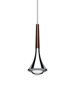 New Rain pendel, kobberfarvet bronze/krom Krom Lamper|Lamper Til Sofabord