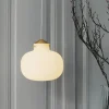 Outlet Raito 30 oval pendel, opalhvid Hvide Lamper|Spisebordslamper