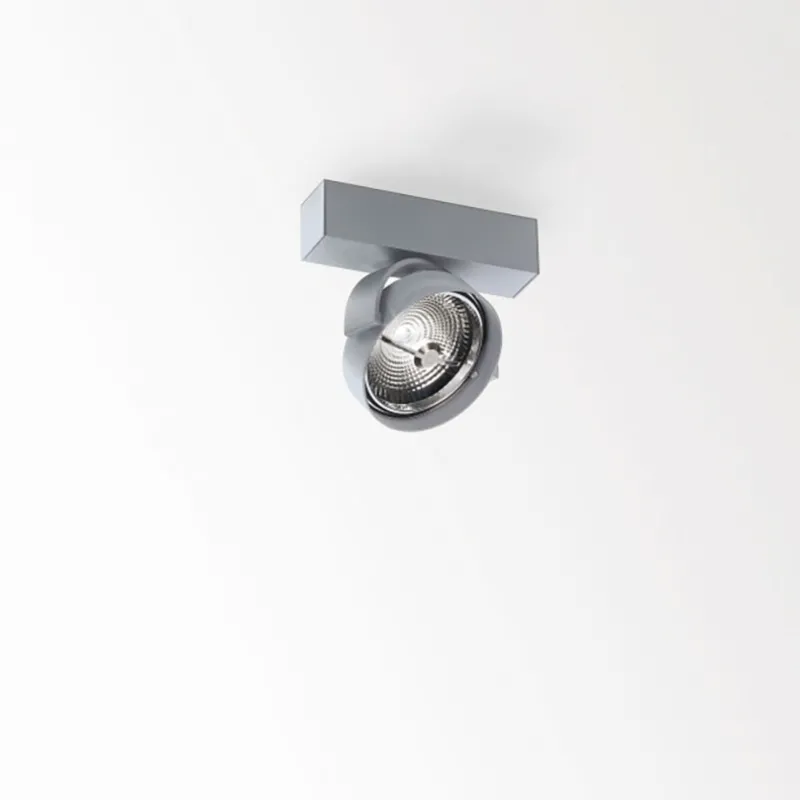 Hot Rand 111 LED DIM8 loft spot, alu-grå Spotlampe|Arbejdslys