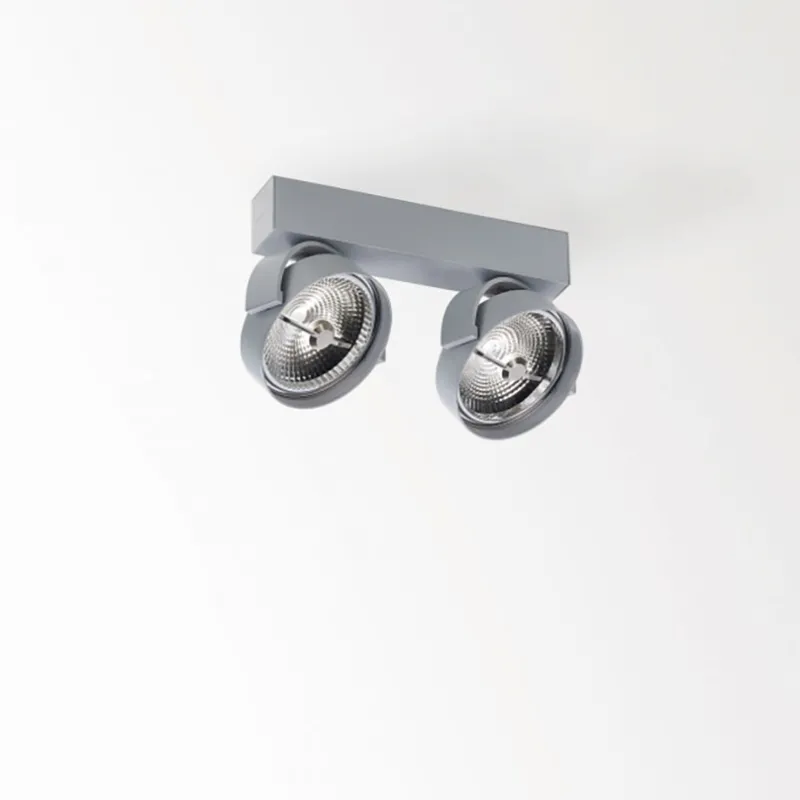 Clearance Rand 211 LED DIM8 loft spot, alu-grå Spotlampe|Arbejdslys