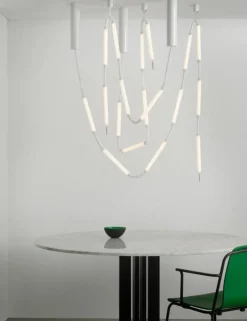 Outlet Reb lampe 8, hvid Hvide Lamper|Hængelamper