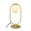 Reims bordlampe, messing/hvid Messinglamper|Lamper Til Reol