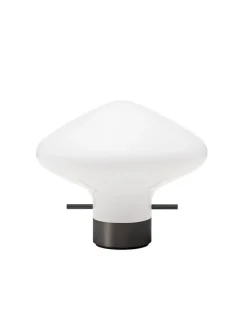 Best Repose bordlampe 175, sort/opal Hvide Lamper|Glas Lamper