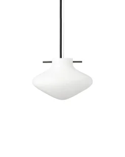 Hot Repose pendel 175, sort/opal Hvide Lamper|Glas Lamper