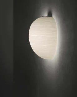 Discount Rituals XL semi væglampe, grafit Hvide Lamper|Glas Lamper