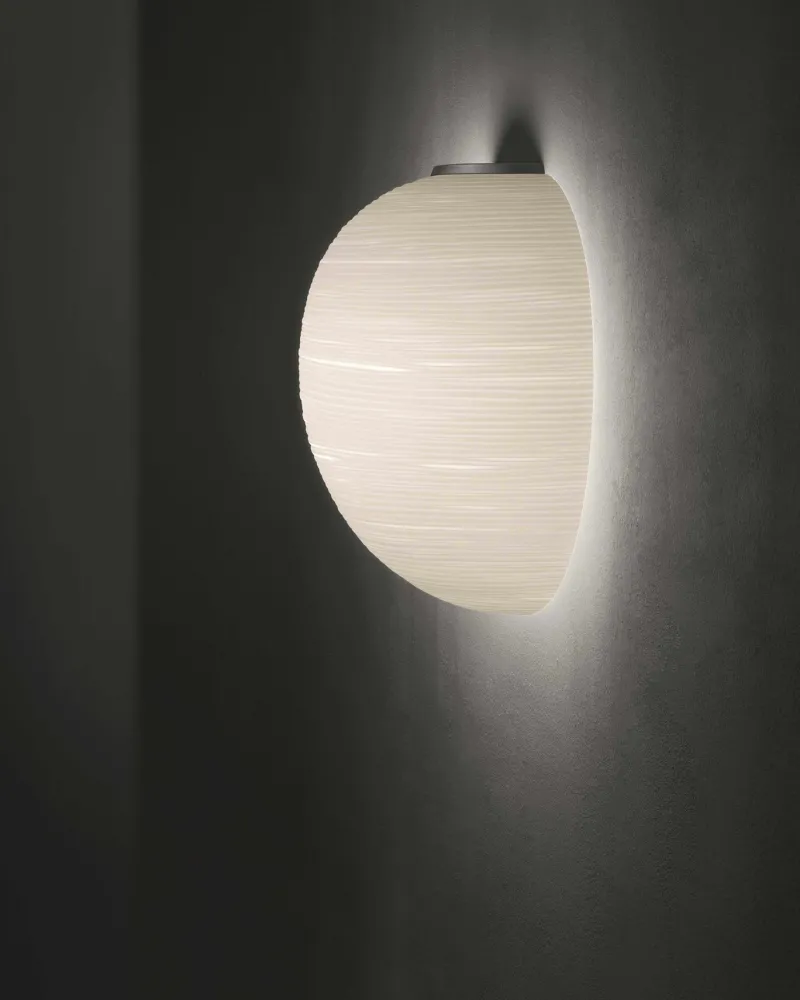 Discount Rituals XL semi væglampe, grafit Hvide Lamper|Glas Lamper