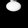 Rizzatto 301 loftlampe, satin silver/opal Glas Lamper|Vådrumslamper