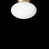 Best Rizzatto 301 loftlampe, satin brass/opal Glas Lamper|Vådrumslamper