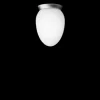 Best Rizzatto 171 loftlampe, satin silver/opal Glas Lamper|Vådrumslamper