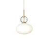 Hot Rizzatto 32 pendel, satin brass/opal Glas Lamper|Spisebordslamper