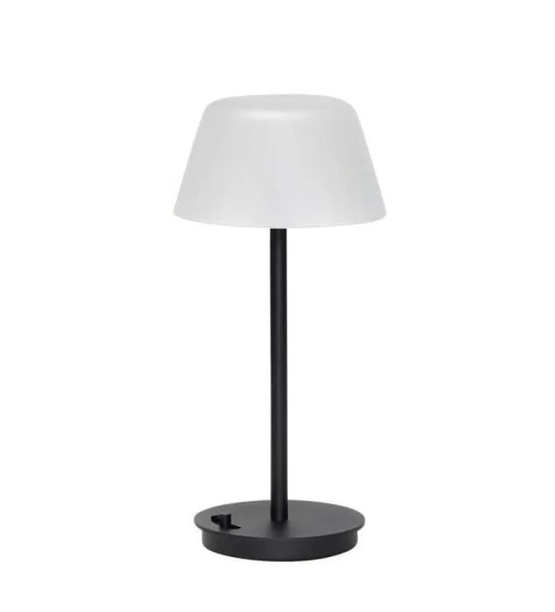 Sale Salon bordlampe / batterilampe, sort Transportable Lamper|Lamper Til Reol