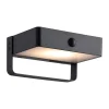 Discount Saulio Solar væglampe m/solcelle, sort Sorte Væglamper|Udendørslamper Med Sensor