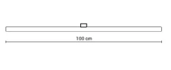 Outlet S14d LED 8W, 660 lumen, 1000 mm, dæmpbar Pærer|Led Pærer