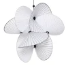 Online Serpentine Light 8 large pendel, sort/hvid Hvide Lamper|Hængelamper
