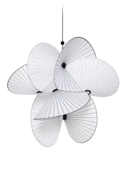 Online Serpentine Light 8 large pendel, sort/hvid Hvide Lamper|Hængelamper