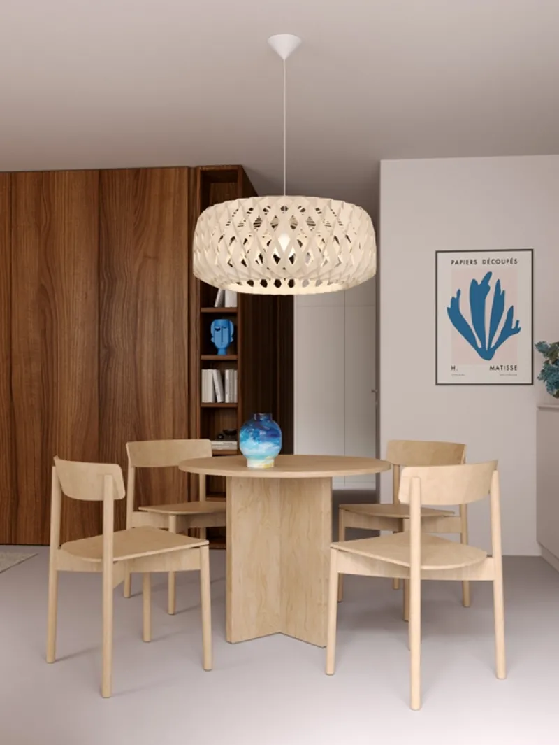 Sale Signature 80 pendel, birk Lamper I Træ|Spisebordslamper