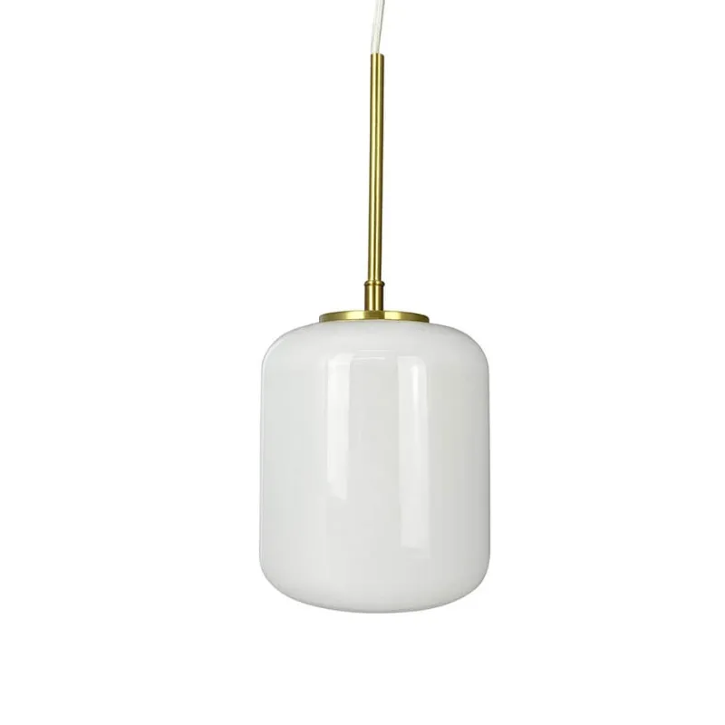 Discount Silvia D15 pendel, opal/messing Messinglamper|Hvide Lamper