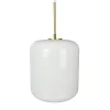 Online Silvia D25 pendel, opal/messing Messinglamper|Hvide Lamper