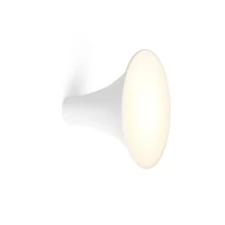Discount Sirens Væglampe Ø21 m. frosted glas, Hvid Hvide Lamper