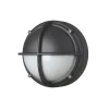 Discount Skot LED udendørs væglampe / loftlampe, halvafskærmet opal/grafit Sommerhus Lamper|Væglamper