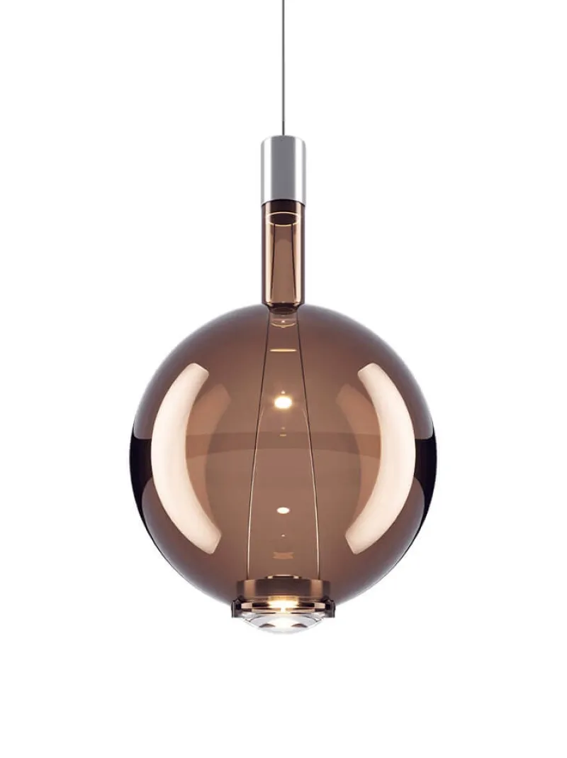New Sky-Fall Round large pendel, bronze Glas Lamper|Hængelamper