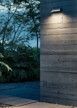 Clearance Slat One udendørs væglampe/loftlampe, antrasit Havelamper|Terrasselamper