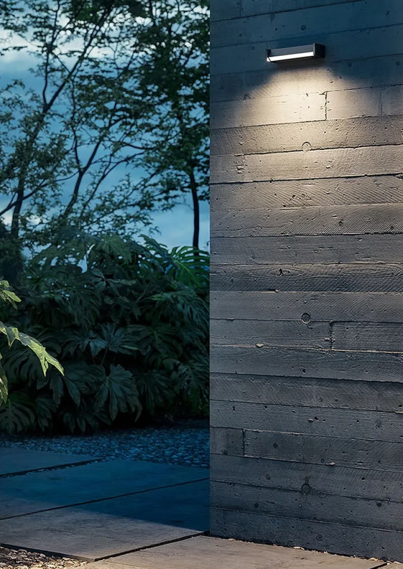 Clearance Slat One udendørs væglampe/loftlampe, antrasit Havelamper|Terrasselamper