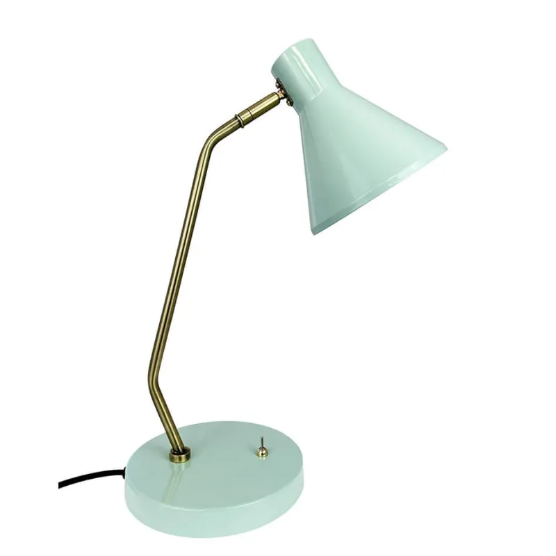 Best Sleep bordlampe, mint Messinglamper|Skrivebordslamper