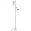 Online Sleep gulvlampe, kit hvid Messinglamper|Hvide Lamper