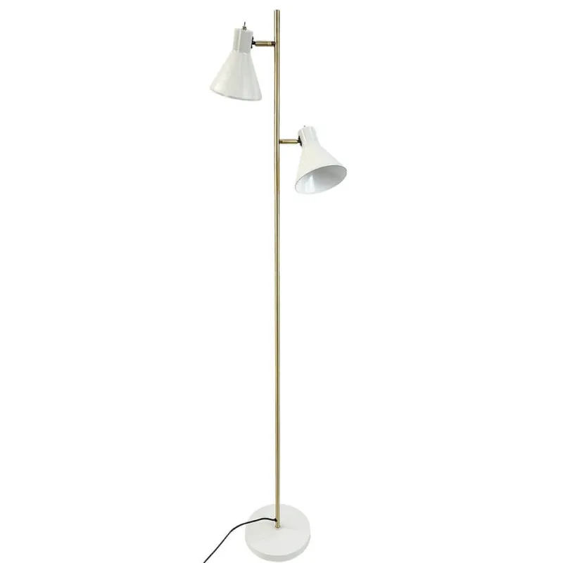 Online Sleep gulvlampe, kit hvid Messinglamper|Hvide Lamper