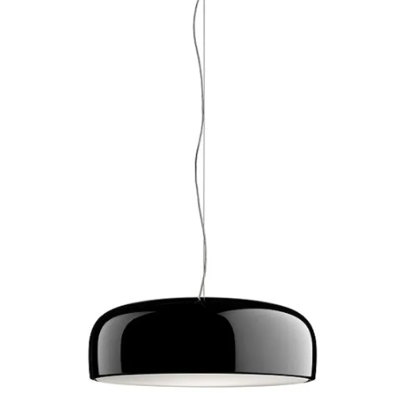 Online Smithfield pendel, blank sort Spisebordslamper|Stue Lamper