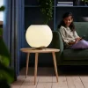 Outlet Sphere LED lampe m/højtaler & drinks køler, børstet sølv Transportable Lamper|Terrasselamper