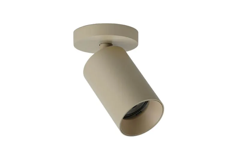 New SpotOn Circle1 loftlampe/spot, beige Spotlampe|Lamper Til Værksted