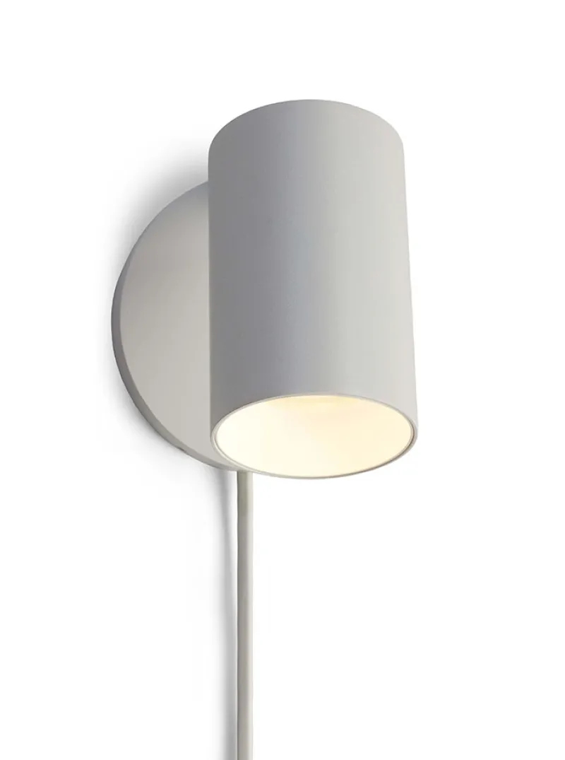 Discount SpotOn1 Circle Wall m/afbryder væglampe/spot, hvid Hvide Lamper|Læselamper