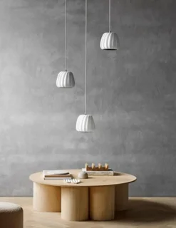 Outlet ST906 Mini pendel, papir/hvid, 18 x 18 cm Hængelamper|Køkkenlamper