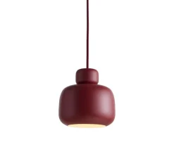 Hot Stone pendel lille, deep red Spisebordslamper|Hængelamper