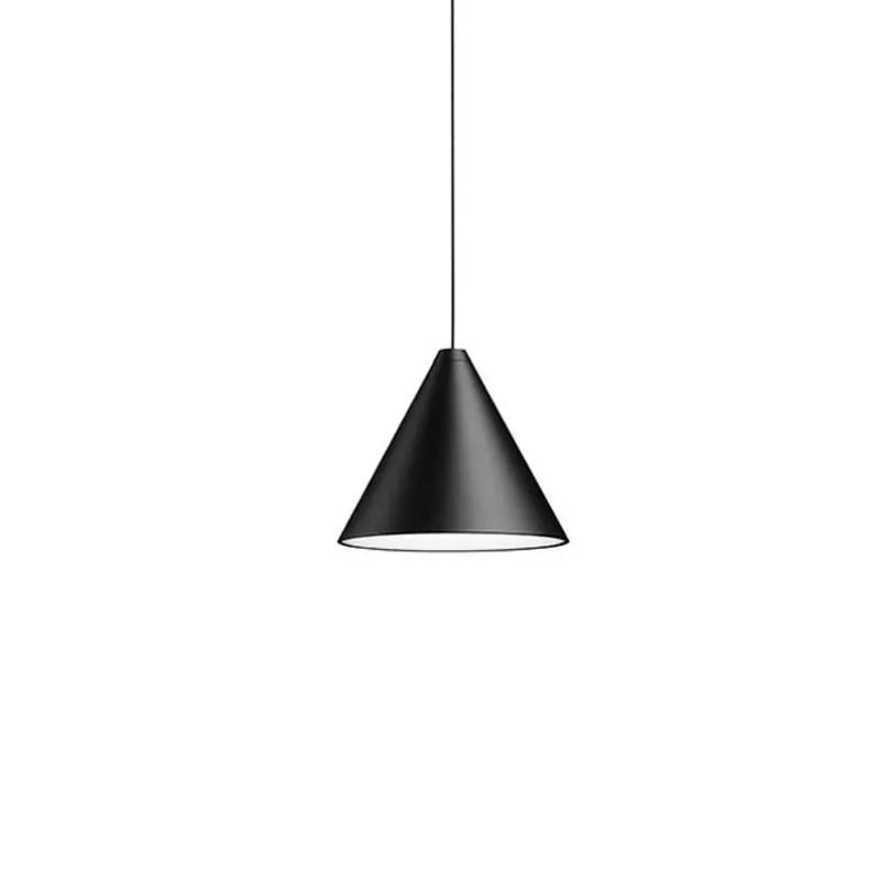 Outlet String Light cone pendel 22m m/dæmper, sort Pendler|Entre Lamper