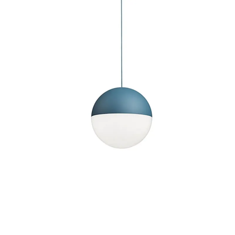 Hot String Light sphere pendel 12m m/dæmper, blå Pendler|Entre Lamper