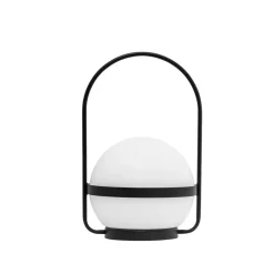 Clearance Summer Solar solcellelampe / batterilampe, sort/hvid Transportable Lamper|Solcellelamper